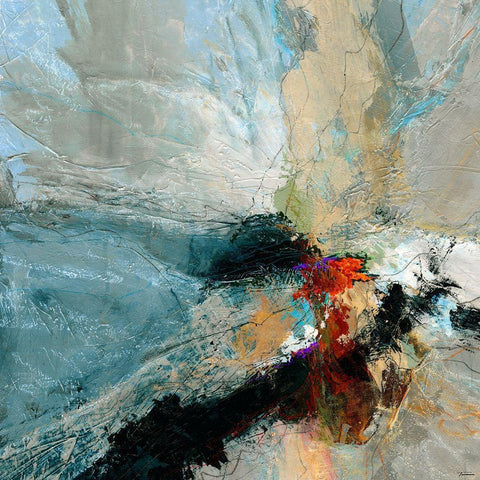 Sculpted IV White Modern Wood Framed Art Print by Tienhaara, Michael