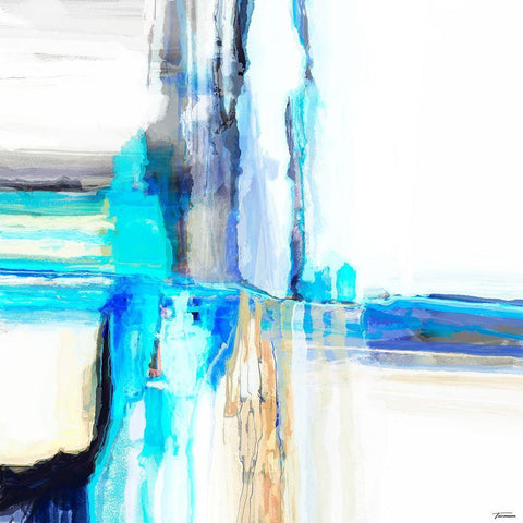 Dynasty VI White Modern Wood Framed Art Print by Tienhaara, Michael