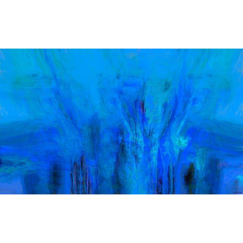 Mood Shift II Gold Ornate Wood Framed Art Print with Double Matting by Tienhaara, Michael