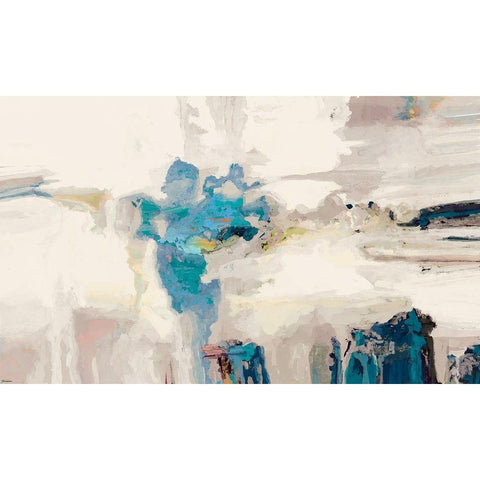 Melody I White Modern Wood Framed Art Print by Tienhaara, Michael