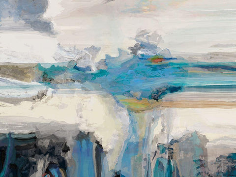 Melodious I Black Ornate Wood Framed Art Print with Double Matting by Tienhaara, Michael