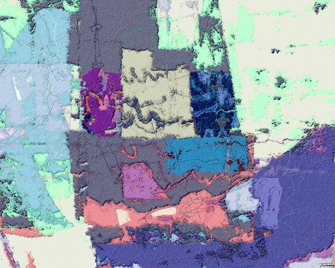 Sherbert I V 4 Black Ornate Wood Framed Art Print with Double Matting by Tienhaara, Michael