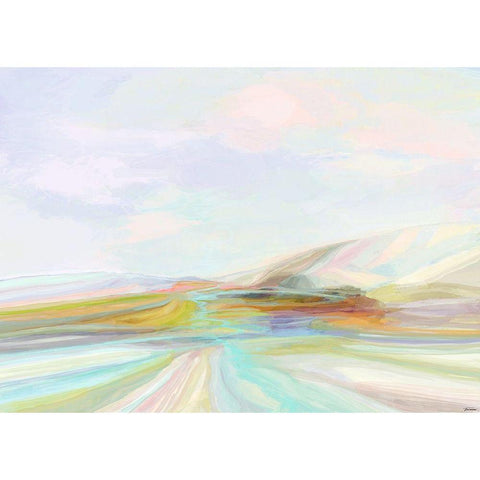 Cliffs II Gold Ornate Wood Framed Art Print with Double Matting by Tienhaara, Michael