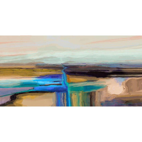 Formation IV Black Modern Wood Framed Art Print with Double Matting by Tienhaara, Michael