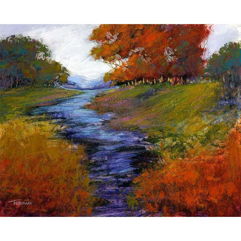 Tranquil Dreams I Black Modern Wood Framed Art Print with Double Matting by Tienhaara, Michael