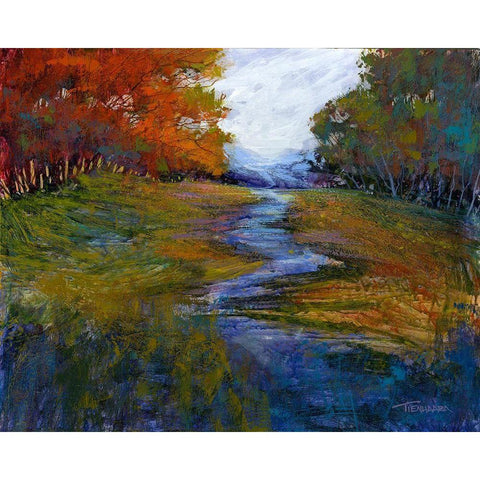Tranquil Dreams II Gold Ornate Wood Framed Art Print with Double Matting by Tienhaara, Michael