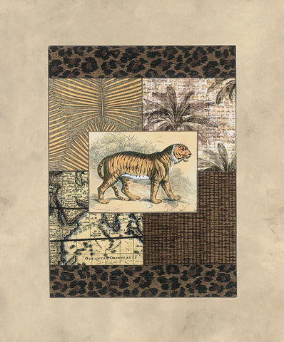 Exotic III Black Ornate Wood Framed Art Print with Double Matting by Weaver, Amy