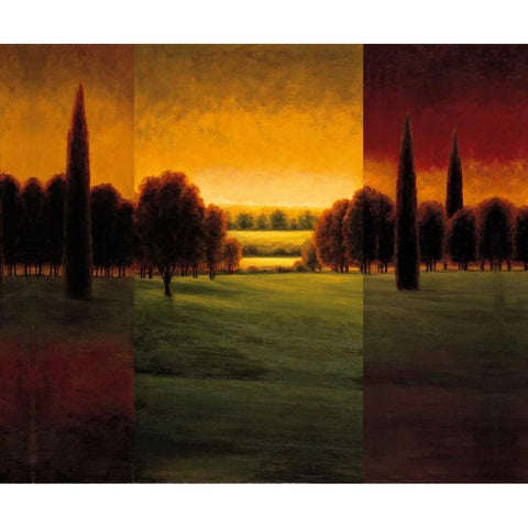 The Break of Dawn I Gold Ornate Wood Framed Art Print with Double Matting by Williams, Gregory