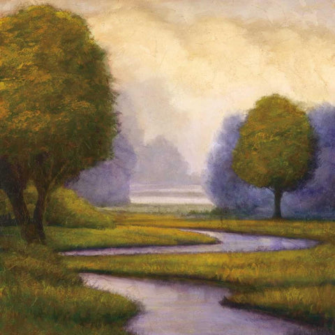 Lavender Sunrise I Gold Ornate Wood Framed Art Print with Double Matting by Williams, Gregory