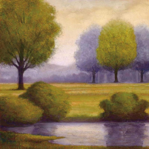 Lavender Sunrise II Gold Ornate Wood Framed Art Print with Double Matting by Williams, Gregory