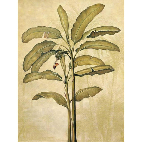 Palms of the Tropics II Gold Ornate Wood Framed Art Print with Double Matting by Deveraux, Jill