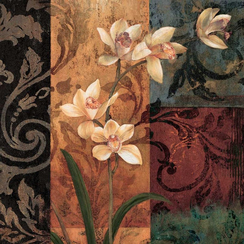 Opulent II Gold Ornate Wood Framed Art Print with Double Matting by Deveraux, Jill