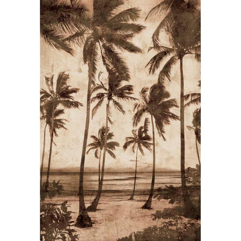 Trade Winds II Gold Ornate Wood Framed Art Print with Double Matting by Seba, John