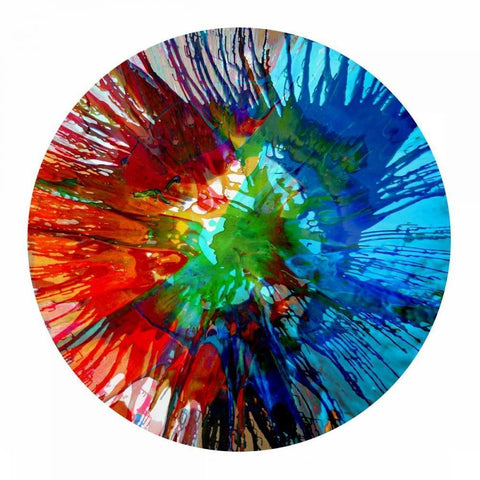 Circular Motion III Gold Ornate Wood Framed Art Print with Double Matting by Evans, Josh