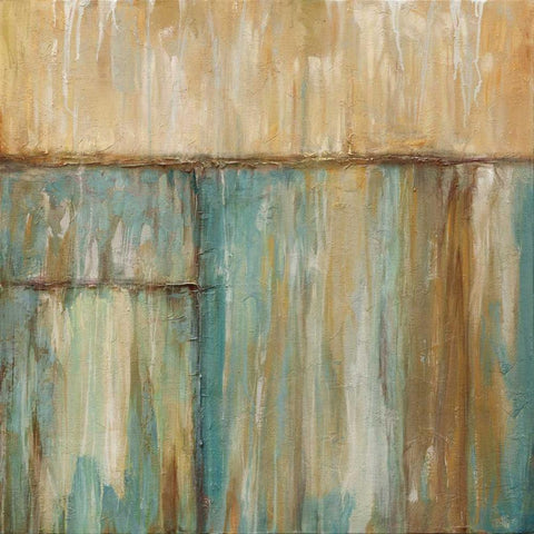 Blue Hue White Modern Wood Framed Art Print by Morrison, Kurt