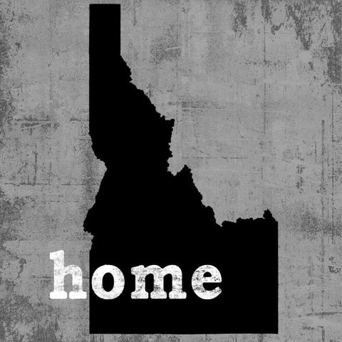 Idaho  White Modern Wood Framed Art Print with Double Matting by Wilson, Luke