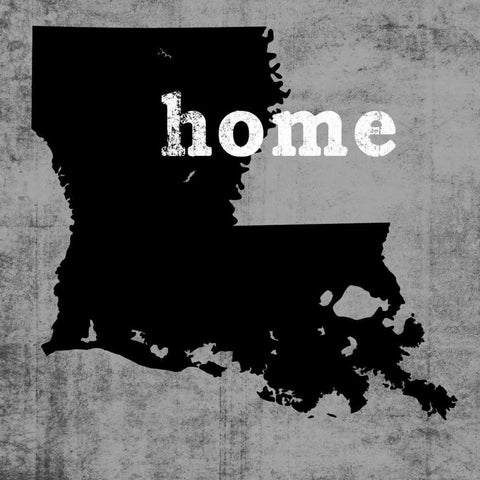 Louisiana  White Modern Wood Framed Art Print by Wilson, Luke