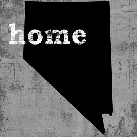 Nevada  Black Modern Wood Framed Art Print by Wilson, Luke