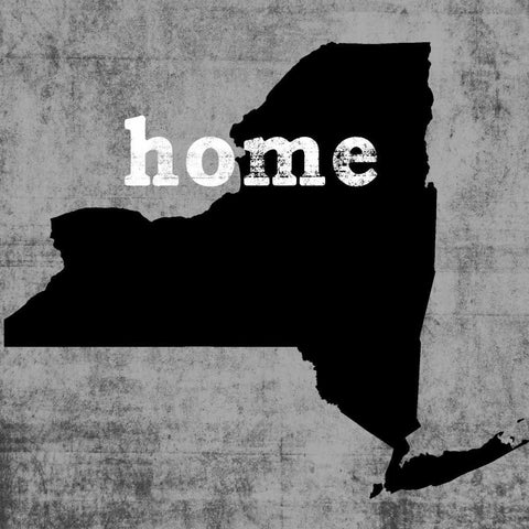 New York  Black Modern Wood Framed Art Print by Wilson, Luke