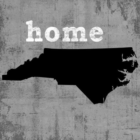 North Carolina  Black Modern Wood Framed Art Print with Double Matting by Wilson, Luke