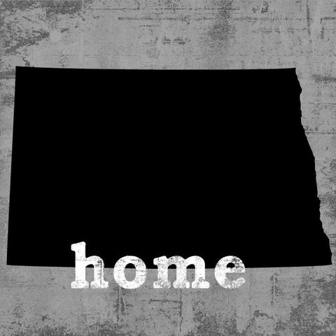 North Dakota  Black Ornate Wood Framed Art Print with Double Matting by Wilson, Luke