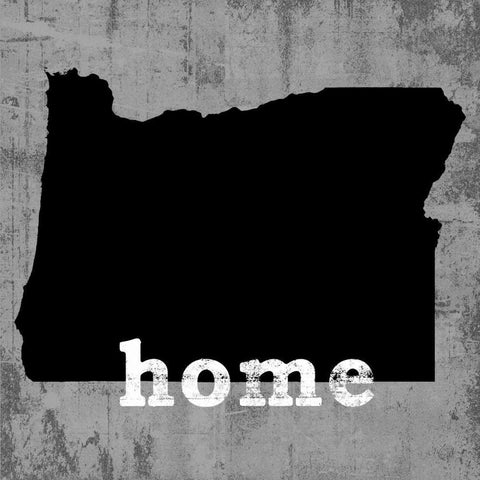 Oregon  White Modern Wood Framed Art Print by Wilson, Luke