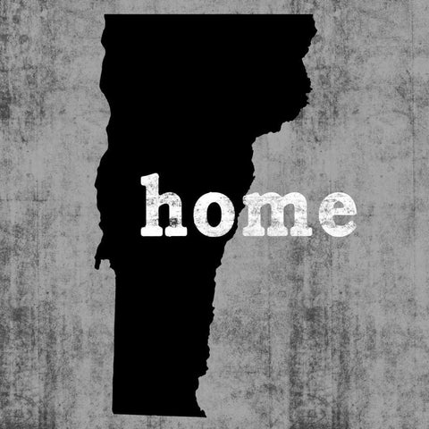 Vermont  Black Modern Wood Framed Art Print by Wilson, Luke