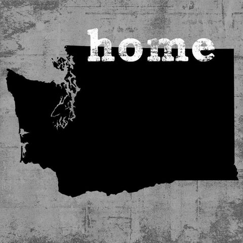 Washington  Black Modern Wood Framed Art Print with Double Matting by Wilson, Luke