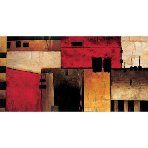 On the Horizon White Modern Wood Framed Art Print by Hansen, Max