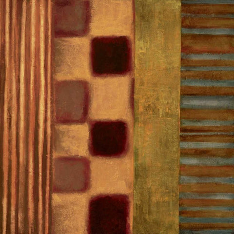 Juxtapose II Black Modern Wood Framed Art Print by Hansen, Max