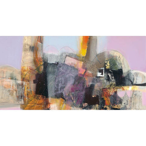 Trasparenze Black Modern Wood Framed Art Print by Piovan, Maurizio