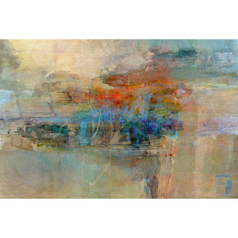 Phase V White Modern Wood Framed Art Print by Tienhaara, Michael