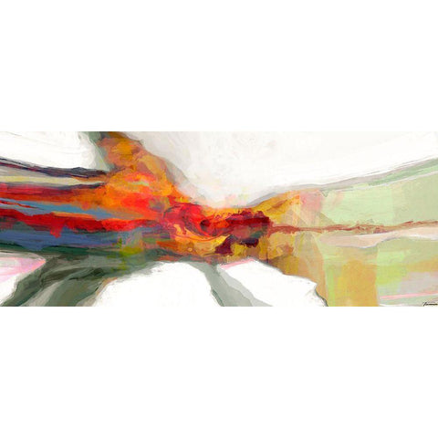Vibrant Sculpture White Modern Wood Framed Art Print by Tienhaara, Michael