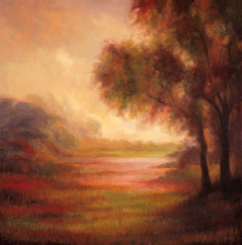 Ethereal I White Modern Wood Framed Art Print with Double Matting by Shaw, Olivia