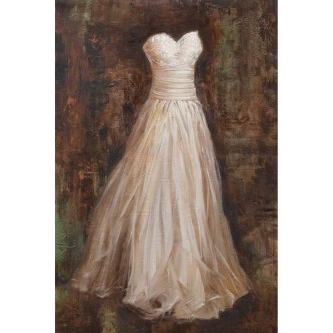 Evening Romance I White Modern Wood Framed Art Print by Jensen, Philip