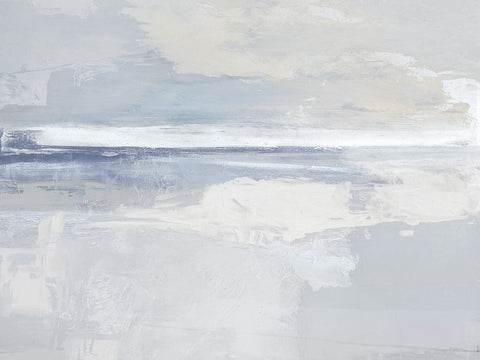 Horizon View II Black Ornate Wood Framed Art Print with Double Matting by Springer, Rachel