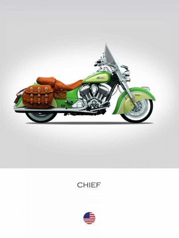 Indian Chief 2015 Black Ornate Wood Framed Art Print with Double Matting by Rogan, Mark