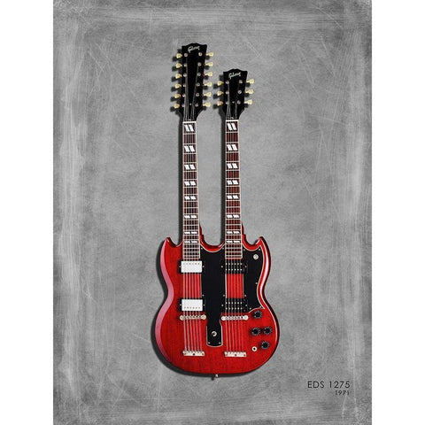 Gibson EDS1275 71 White Modern Wood Framed Art Print by Rogan, Mark