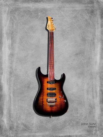 Suhr Classic White Modern Wood Framed Art Print with Double Matting by Rogan, Mark