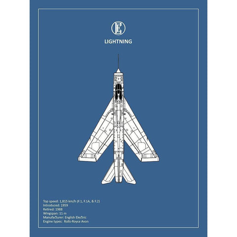 BP EE Lightning  White Modern Wood Framed Art Print by Rogan, Mark