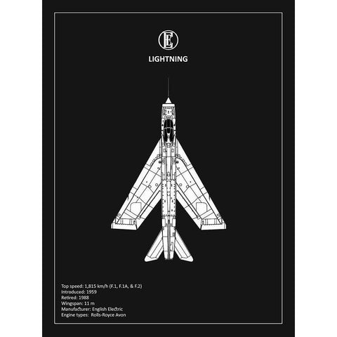 BP EE Lightning Black  Gold Ornate Wood Framed Art Print with Double Matting by Rogan, Mark