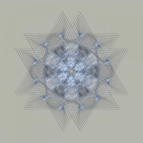 Dynamic IV White Modern Wood Framed Art Print with Double Matting by Anderson, Tyler