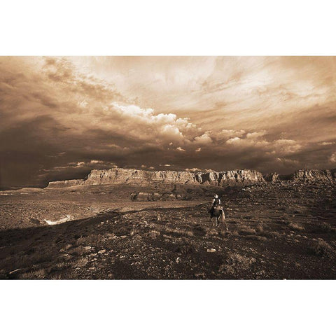 Arizona Morning Black Modern Wood Framed Art Print by Dawson, Robert