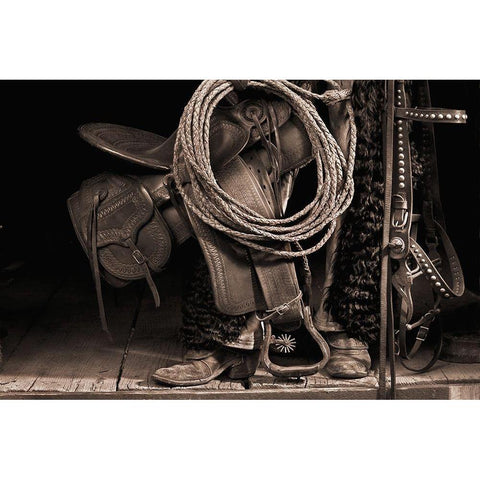 Waiting for A Ride Black Modern Wood Framed Art Print by Dawson, Robert