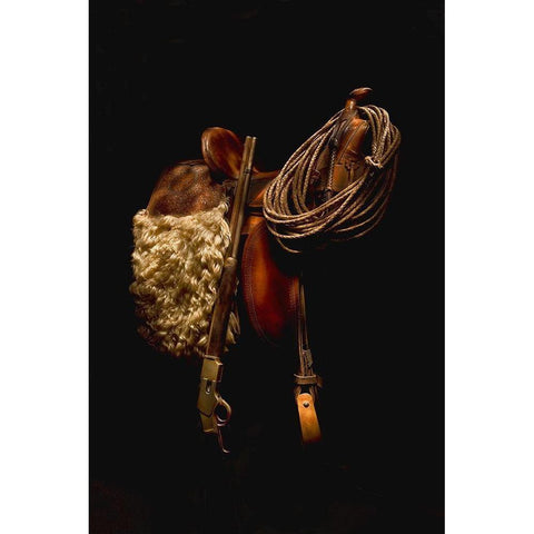 Tools of the Trade Black Modern Wood Framed Art Print by Dawson, Robert