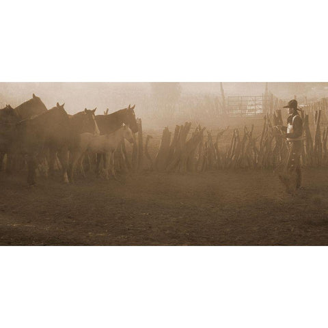 Time To Go To Work White Modern Wood Framed Art Print by Dawson, Robert