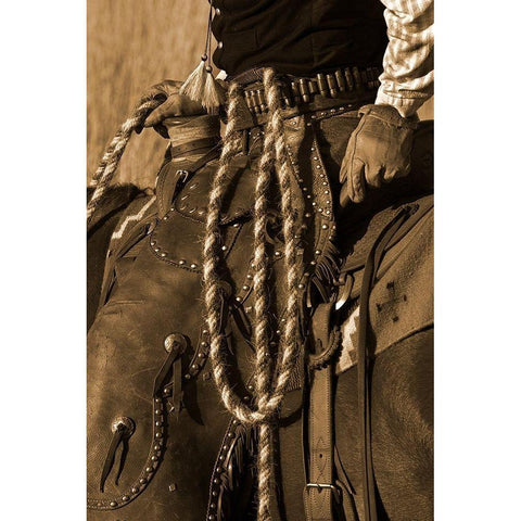 Hired Hand III White Modern Wood Framed Art Print by Dawson, Robert