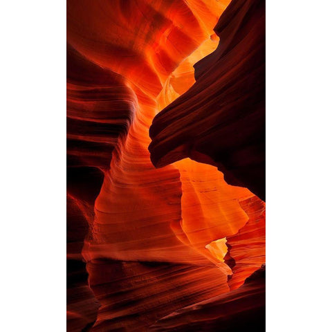 Enchantment Canyon II Gold Ornate Wood Framed Art Print with Double Matting by Dawson, Robert