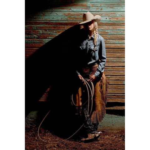 At the End of the Day Black Modern Wood Framed Art Print with Double Matting by Dawson, Robert