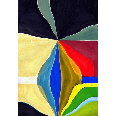 Opening White Modern Wood Framed Art Print by Bolokofsky, Ronald